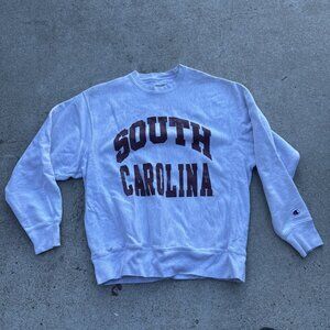 Vintage Champion Reverse Weave Sweatshirt Sz M Ncaa South Carolina Gamecocks 90s